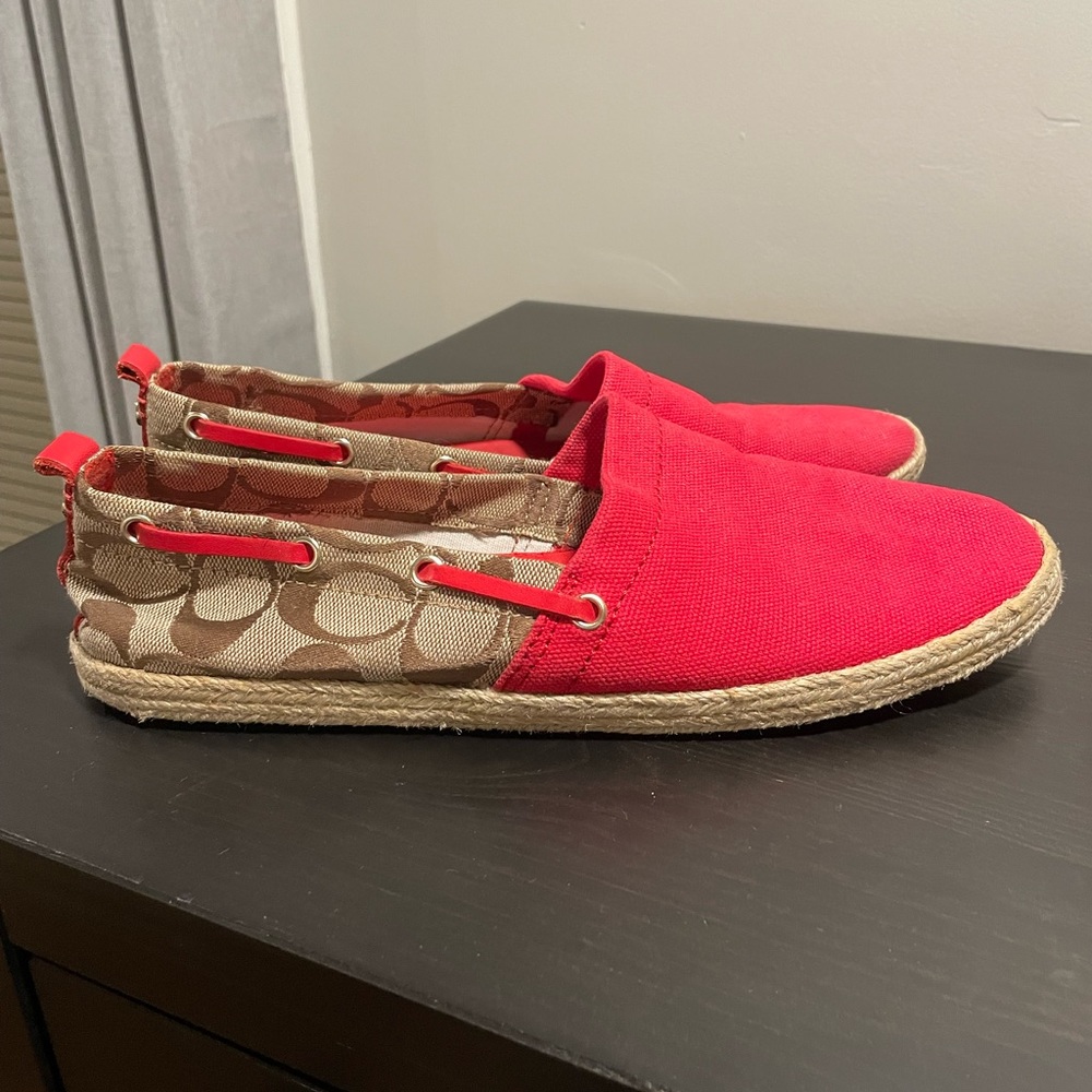 Coach Espadrilles Size 8
